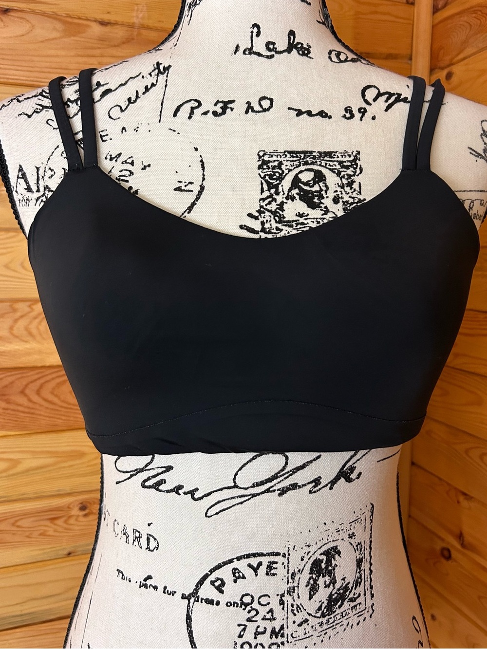 Lululemon Black Double-Strap Sports Bra